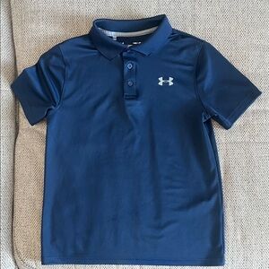 Under Armour Kids' Navy Polo Shirt